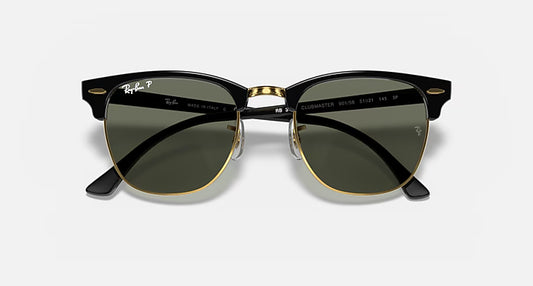 Ray-Ban Clubmaster Black-Gold – Classic design με Polarized φακούς