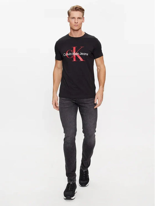 T-Shirt J30J320935 Μαύρο Slim Fit T-shirt