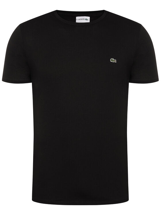 Lacoste T-Shirt TH6709 Μαύρο Regular Fit