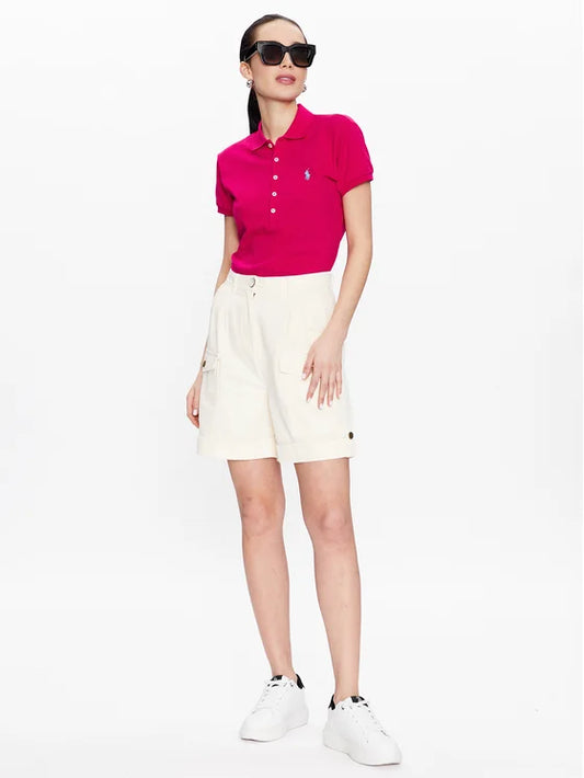 Polo Ροζ Slim Fit