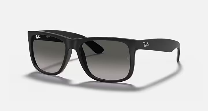Ray-Ban Justin Classic Γυαλιά Ηλίου Μαύρα με Μαύρους Φακούς