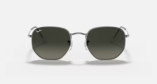 Ray-Ban Hexagonal Flat Lenses Γυαλιά Ηλίου Μαύρα με Μαύρους Φακούς