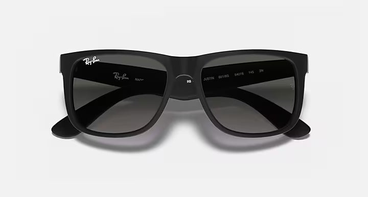 Ray-Ban Justin Classic Γυαλιά Ηλίου Μαύρα με Μαύρους Φακούς