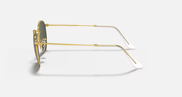 Ray-Ban Round Metal Legend Gold - Χρυσά Στρογγυλά Γυαλιά Ηλίου με Πράσινους Φακούς