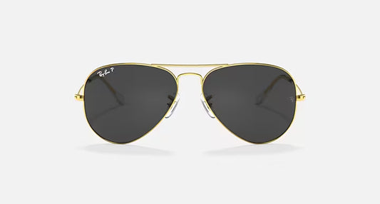 Ray-Ban Aviator Classic - Χρυσά Γυαλιά Ηλίου με Μαύρους Φακούς