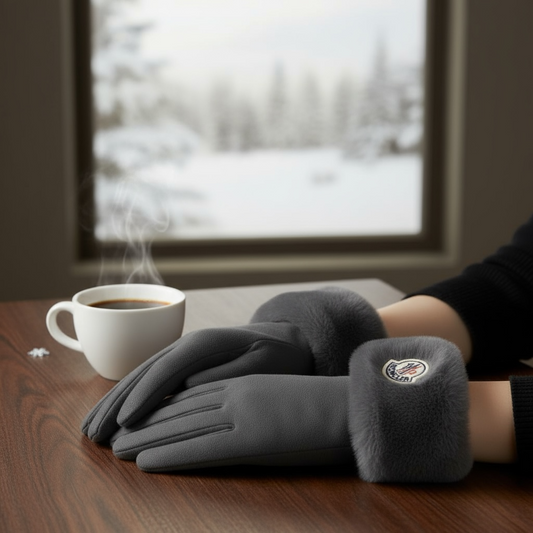 Γυναικεία Γάντια Moncler – Γκρι