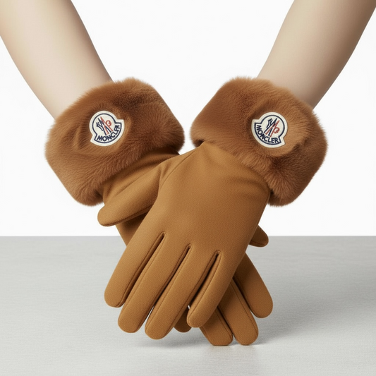 Γυναικεία Γάντια Moncler – Καφέ