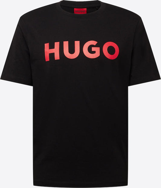 T-Shirt HUGO Μπλουζάκι 'Dulivio' σε Μαύρο