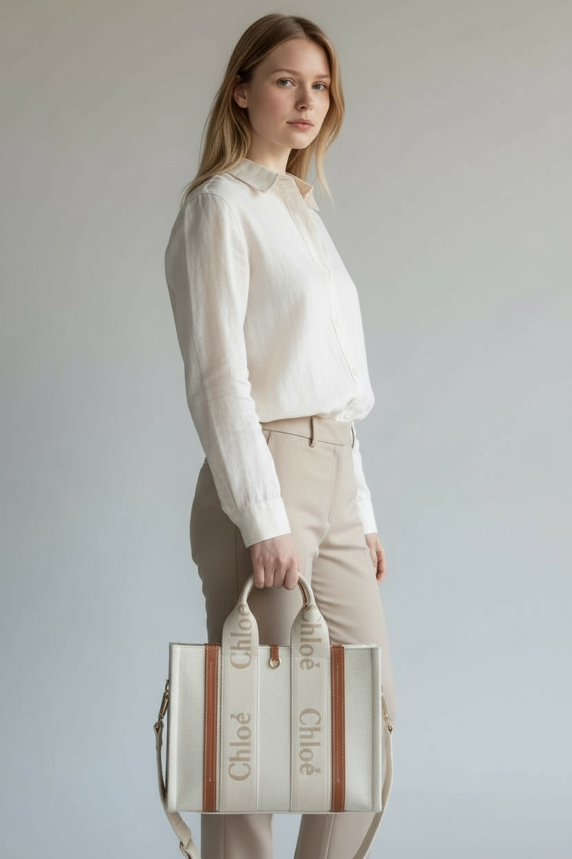 👜 Chloé Woody Small Tote Bag