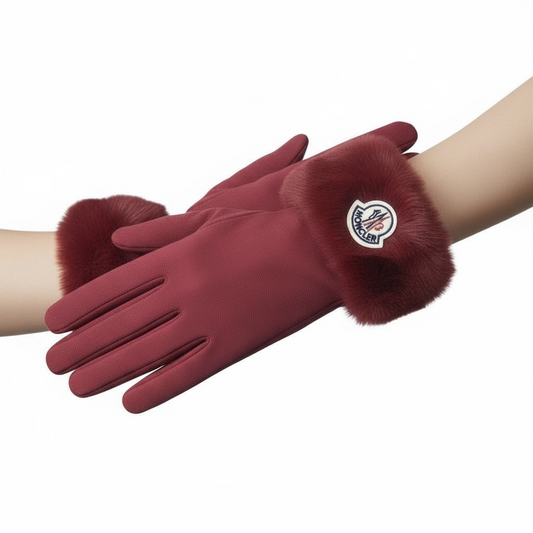 Γυναικεία Γάντια Moncler – Μπορντό