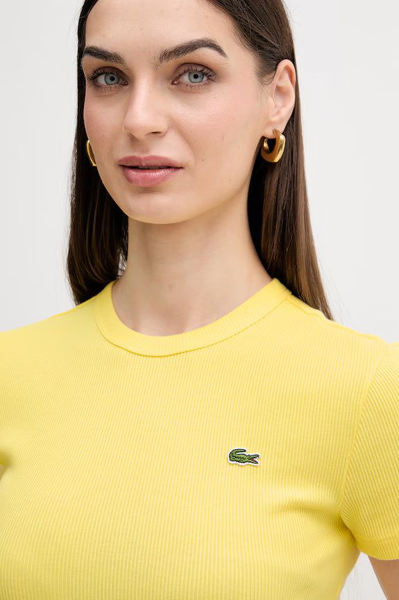 Βαμβακερό μπλουζάκι Lacoste