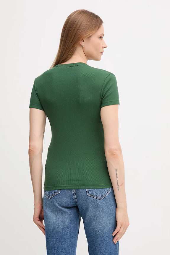 Βαμβακερό μπλουζάκι Lacoste