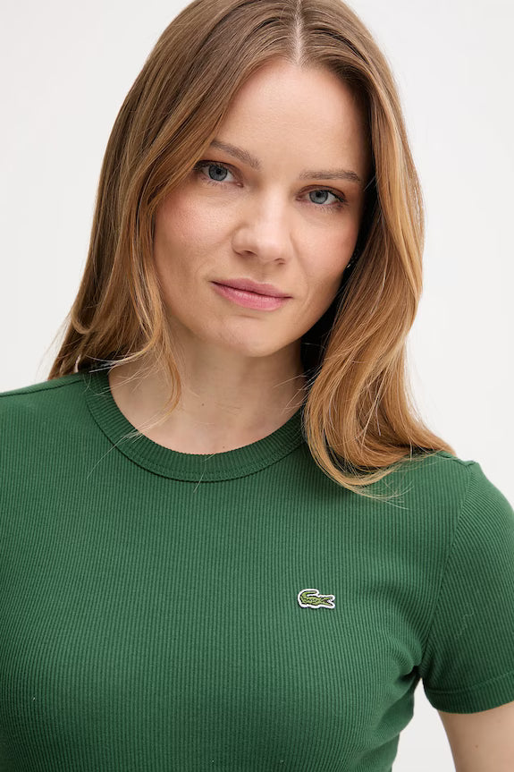 Βαμβακερό μπλουζάκι Lacoste