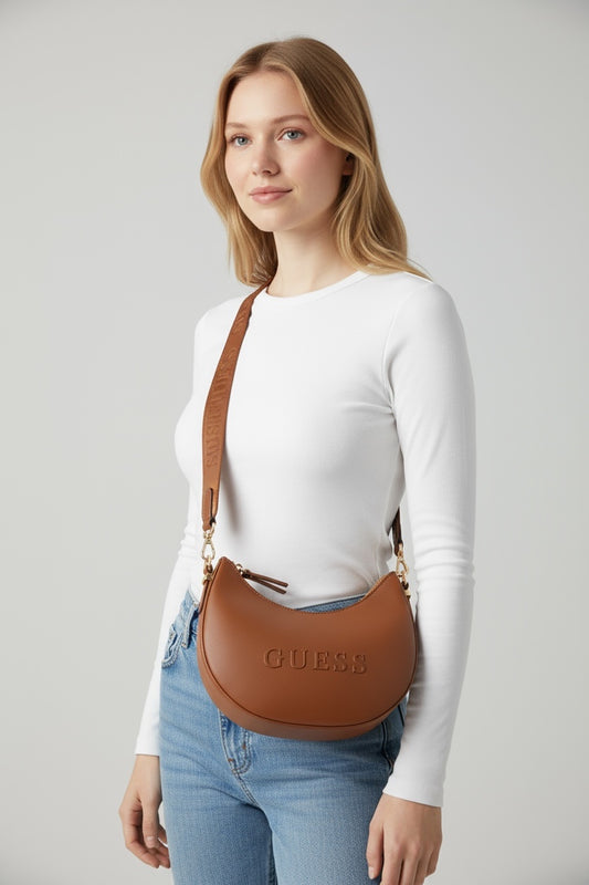 GUESS Luna Hobo Crossbody Bag – Ταμπα