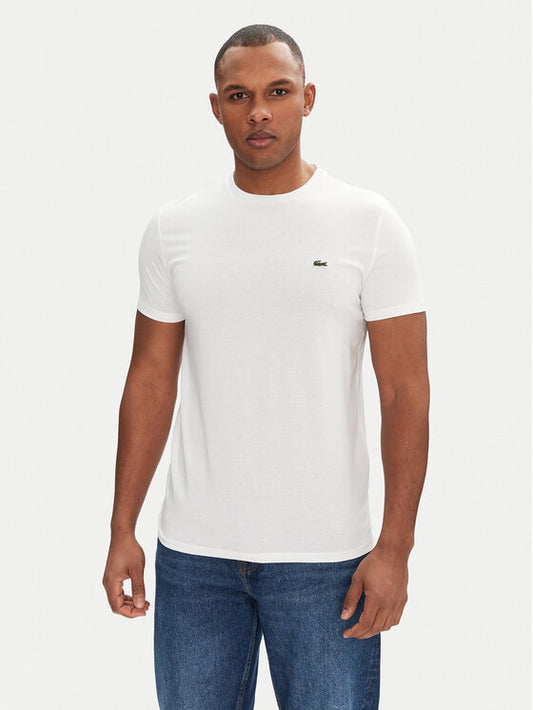 Lacoste T-Shirt TH6709 Λευκό Regular Fit |