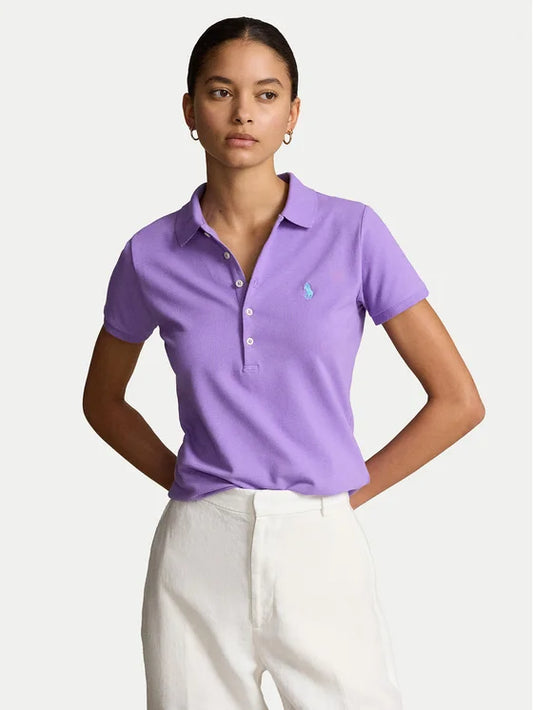 Polo Μωβ Slim Fit