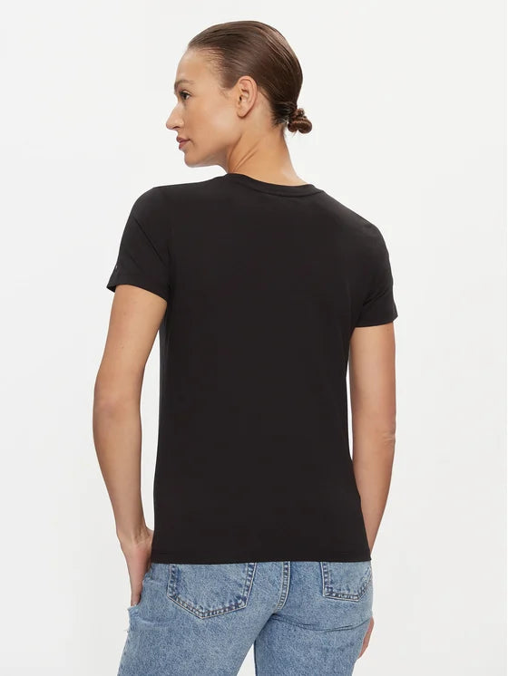T-Shirt Heritage C-Nk WW0WW31999 Μαύρο Regular Fit