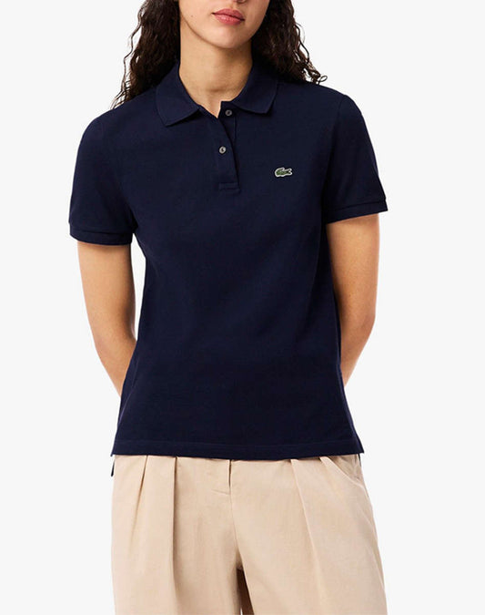 LACOSTE ΜΠΛΟΥΖΑ ΚΜ SHORT SLEEVED RIBBED COLLAR SHIRT